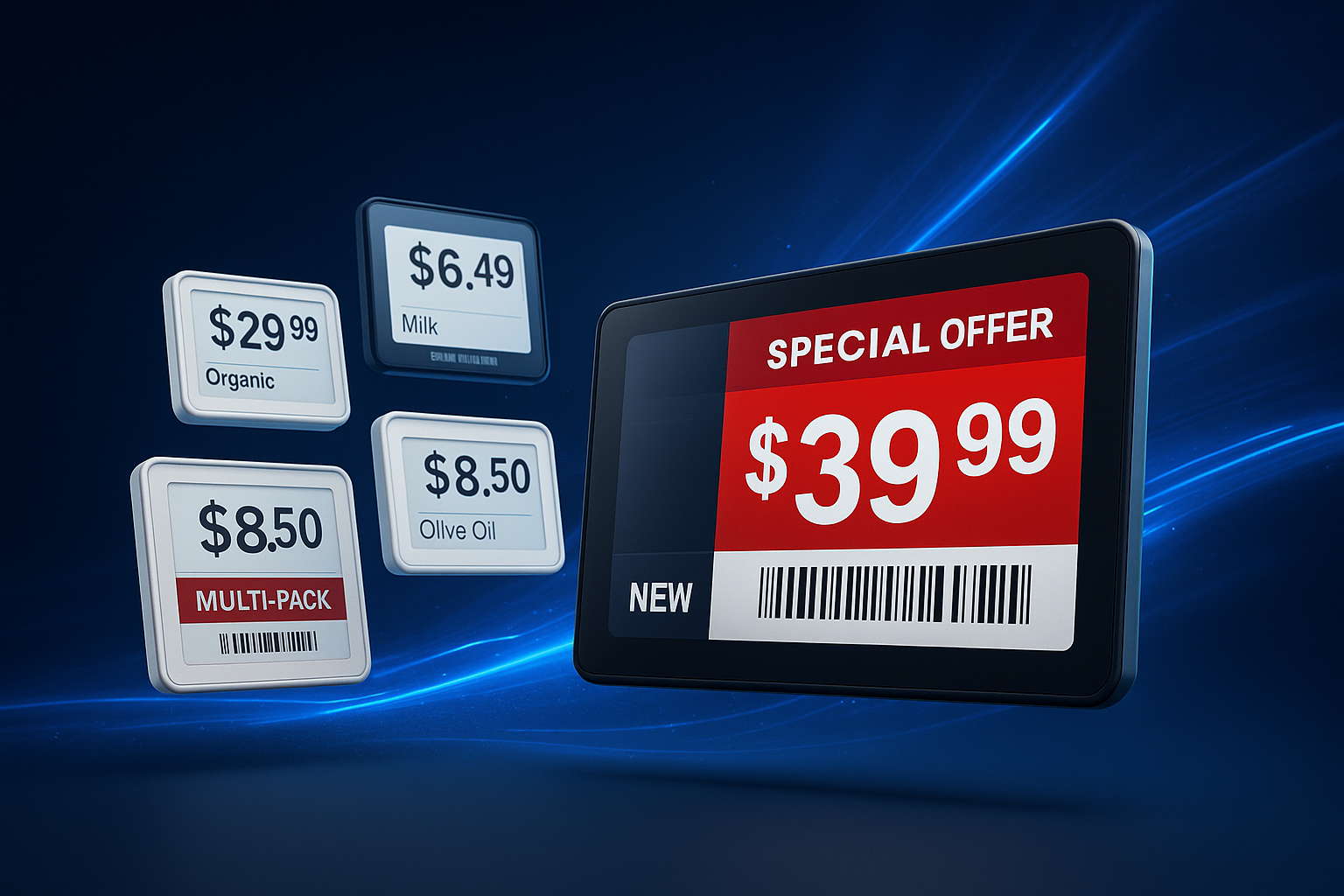 Digital price tag solution